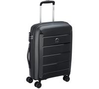 DELSEY PARIS - Valise cabine Noir DELSEY BINALONG polypropylène avec code TSA trolley 4 Roues 55cm Ultra léger