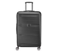 DELSEY PARIS valise Comete + 4 Double Rolls Trolley 77 Black