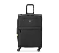 Delsey Paris - Valise Souple 69cm x 44cm x 30cm - 73L - L - MauBERT 2.0, Noir, Large, Trolley 4 Roues Doubles Extensible 69 cm