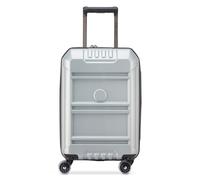 Delsey Paris Rempart 2.0 4 roulettes Trolley de cabine 55 cm avec soufflet d'extension blanc