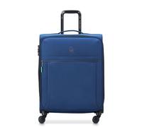 DELSEY Paris x United Colors of Benetton - BE - Valise Cabine Flexible 54 cm x 40 cm x 22 cm - 33 l - S -, Bleu (Denim Blue), Large, Housse de Transport/Upright