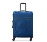 DELSEY PARIS x United Colors of Benetton - Color Block - Valise soute Souple 66 cm x 45 cm x 29 cm - 69 L - L - Bleu Marine