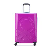 Delsey Paris x United Colors of Benetton Fabrica Valise 4 roues violet, 46 x 66 x 28cm