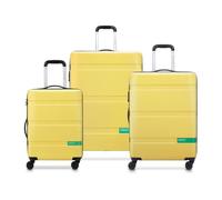 DELSEY PARIS - NOW HARDSIDE - Set de 3 valises rigides 66cm/ 76cm - Jaune