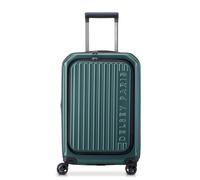 Delsey - Securitime Zip Cabine Extensible - Valise à roulettes Vert Profond - S - 55 cm