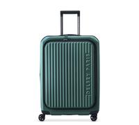 Delsey - Securitime Zip Soute Extensible - Valise à roulettes Vert Profond - M - 66 cm