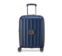 Delsey Paris Carrousel 2 4 roulettes Trolley de cabine 55 cm avec soufflet d'extension bleu
