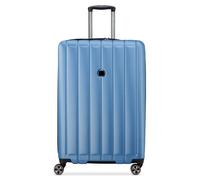 Delsey Valise trolley Longitude 76 cm 4 roulettes soufflet d'extension bleu