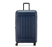 Delsey Valise à roulettes Lutece SE Soute extensible 4 roues Bleu marine L 79 cm