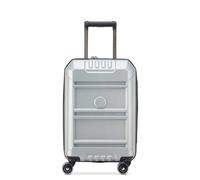 Delsey Trolley de cabine Rempart 2.0, 4 roulettes, 55 cm, soufflet d'extension, blanc