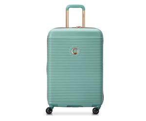 Delsey - Valise Moyenne Verte Élégante à Roulettes - unisex - Valises - Vert - Taille: ONE Size