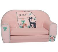 Delsit Canapé Enfant dépliable - Canapé Enfant avec Rembourrage en Mousse - Canapé Enfant avec Housse Amovible - Meubles pour Enfants Fille - Canapé Enfant - 9 Mois à 4 Ans - DT2-23001