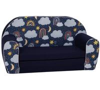 Delsit DT22-23087 Canapé pour Enfant à partir de 9 Mois en Mousse Souple avec Housse Amovible Fauteuil pour Jouer et se détendre 78 x 35 x 42 cm