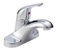 Delta B501lf des fondations Unique Poignée de salle de bain robinet moins pop-up, Chrome