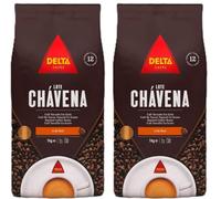 Delta, Café, Lote Chávena, Lot Tasse, 1 Kg en Grains, Portugal, (Mélange Torréfié 2 x 1 Kg)