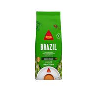 Delta Cafés Brasil Café en Grains 500 g, Intensité 9 | Grains de Café Torréfiés 100 % Arabica du Brésil - Doux, Aromatique et Tropical avec des Notes Fruitées