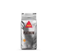 Delta Cafés Café en Grains Platinum, Paquet de 500 g, Espresso Intense, Arabica & Robusta, Notes Chocolatées & Fruitées, Pour Machines Automatiques et Moulins