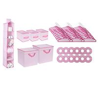 Delta Children 48 Piece Nursery Storage Set, Pink by Delta Children by Delta Children