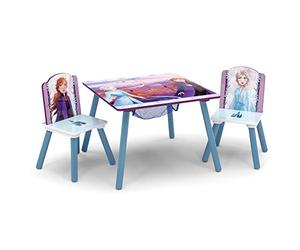 Delta Children TT87397FZ Ensemble Table et chaises La Reine des Neiges II avec Rangement