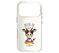 Delta Colorado USA Dessin animé Vache drôle Coque pour iPhone 17 Pro