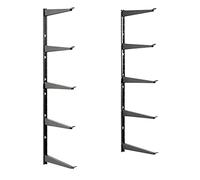 Delta Étagère de rangement robuste - Support mural pour garage, abri de jardin, sous-sol - Bras réglables pour outils, équipement, équipement - Solide et durable, capacité de 362,9 kg - Facile à