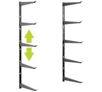 Delta Cycle & Home Étagère de Rangement en Bois et Acier Robuste pouvant Supporter jusqu'à 362,9 kg - Facile à Installer - Bras entièrement réglables - Rangement pour Garage