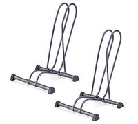 Delta Cycle Lot de 2 supports de vélo réglables sans outils pour montagne, gros pneus, vélos de route, porte-vélos autoportants pour garage et parking