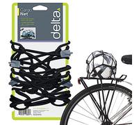 Delta Cycle Petit Filet de Chargement élastique avec Crochets, Extensible Jusqu’à 55,9 x 55,9 cm, maintient Votre équipement fermement en Place, pour vélos et Kayaks