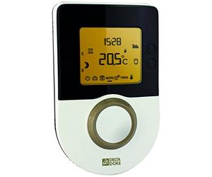 Delta Dore Gestionnaire d'énergie 1 à 2 zones Calybox 1020 WT pour chauffage électrique fil pilote. Chauffage connecté | Programmation | Suivi des consommations - 6050599 Blanc/Noir Taille unique