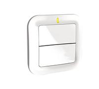 DELTA DORE Interrupteur sans fil Tyxia 2310 – Commande pour éclairages et automatismes – Blanc