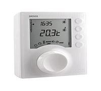 Delta Dore - Programmateur Driver 620 pour radiateurs électriques à Fils Pilotes - Programmation jusqu'à 2 Zones - 6050426 Blanc