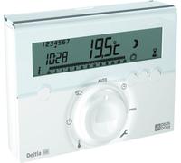Delta Dore Programmateur sans fil et 1 récepteur pour chaudière, pompe à chaleur ou radiateurs électriques Deltia 8.03 - Programmation chauffage - 6050417, Blanc, Taille unique