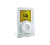 Delta Dore Thermostat filaire programmable Tybox 1117 pour chaudières, pompes à chaleur et poêles à bois. Programmation | Gestion du chauffage - 6053005, Blanc, Taille unique