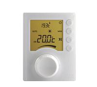 Delta Dore Thermostat sans fil à molette Tybox 33 pour chaudière et pompe à chaleur. Gestion du chauffage - 6053002 Taille Unique Blanc