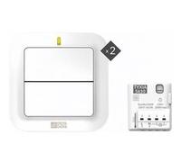 Delta Dore Pack Tyxa 611 pour installation d'un va-et-vient sans travaux Tyxia 2310 + Tyxia 5610 - Eclairage connecté - 6351410 Blanc