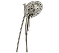 Delta Faucet 58480-SS25-PK H2Okinetic In2ition Ensemble de douche 2 en 1 5 réglages Pommeau Acier inoxydable