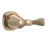 Delta Faucet 77638-BL Stryke Crochet double pour serviette Noir plat