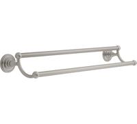 Delta Faucet Bath Accessories 138278 Greenwich 24 Double Bathroom Towel Rack, SpotShield Brushed Nickel