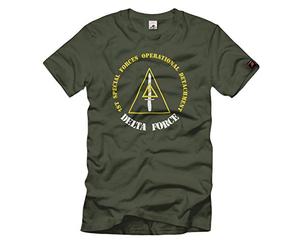Delta Force 1st Special Forces Operational Detachment SFOD-D T-shirt #93, Olive, M