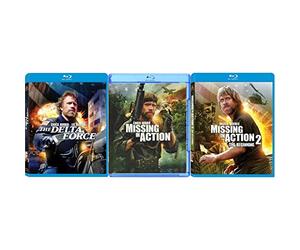 Delta Force / Missing in Action / Missing in Action 2: The Beginning 3 Disc Blu Ray Set Starring Chuck Norris