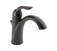 Delta Lahara Single-Handle Bathroom Faucet with Diamond Seal Technology and Metal Drain Assembly, Champagne Bronze 538-CZMPU-DST