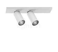 Delta Light Hedra On Plafonnier 2 foyers LED blanc Ce luminaire comporte des modules à LED prémontés de classes énergétiques A A