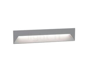 Delta Light Logic Applique encastrée LED gris aluminium - 31 cm - ex limentation Ce luminaire comporte des modules à LED prémontés de classes énergétiques A A
