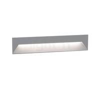Delta Light Logic Applique encastrée LED gris aluminium - 31 cm - incl. alimentation Ce luminaire comporte des modules à LED prémontés de classes énergétiques A A++, A+, A