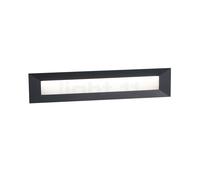 Delta Light Logic F Applique encastrée LED gris foncé - incl. alimentation Ce luminaire comporte des modules à LED prémontés de classes énergétiques A A++, A+, A