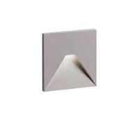 Delta Light Logic Mini Applique encastrée LED rectangulaire gris aluminium - incl. alimentation Ce luminaire comporte des modules à LED prémontés de classes énergétiques A A++, A+, A