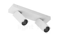 Delta Light Octav Spot LED 2 foyers blanc/noir - 3.000 K - 40° Ce luminaire comporte des modules à LED prémontés de classes énergétiques A A