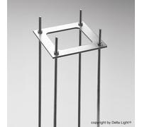 Delta Light Plate 3 Plaque de fixation, 229 02 03, 3