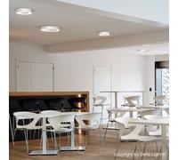 Delta Light Super-Oh! Plafonnier LED, blanc - ø25 cm Ce luminaire comporte des modules à LED prémontés de classes énergétiques A A++, A+, A