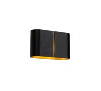 Delta Light Viso Wandleuchte, noir / or
